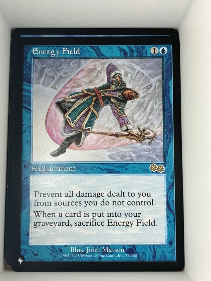 Magic The Gathering Urza's Saga Energy Field #73/350 MTG TCG CCG. M4 - Image 1 of 1