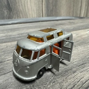 Vintage Silver Lesney MATCHBOX No 34 VW Volkswagen Camper BUS Great Condition - Picture 1 of 10