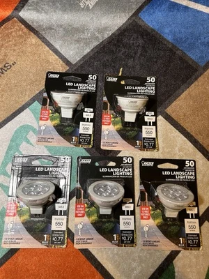 Feit Electric LED MR16 Bulb, 50W Equivalent, GU5.3 Bi-Pin Base, Non-Dimmable - Image 1 of 4