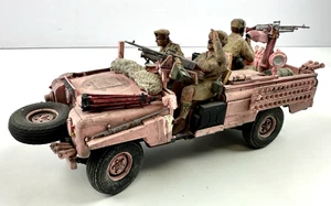 1/35 Tamiya British SAS LandRover “Pink Panther” w/figures - pro-built/painted - Picture 1 of 12