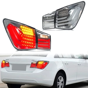 LED Tail Lights for Chevrolet Chevy Cruze 2010-2015 Black Rear Lamps Assembly - Picture 1 of 5
