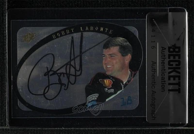 BAS 1996 SPx Bobby Labonte #18 Seal of Authenticity Auto HOF - Image 1 of 2