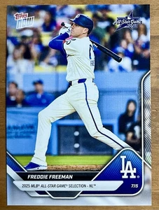 2025 Topps Now All-Star Game Freddie Freeman Base Card - Picture 1 of 1