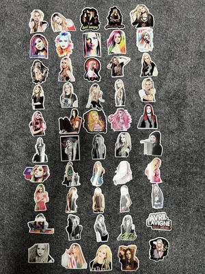 10 PCs Random Avril Lavigne Stickers | Singer | Nostalgic 2000s stickers