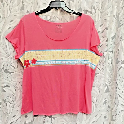 2X JOE BOXER GRAPHIC COTTON BLEND STRETCH KNIT PAJAMA PJ SLEEP TOP T-SHIRT NEW - Image 1 of 4