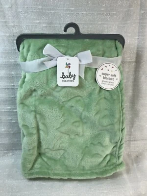 Baby Starters зеленый динозавр выбитый динозавр одеяло безопасности милый плюшевый монахиня новый - Изображение 1 из 4