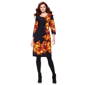 CSC® Studio Kleid U-Ausschnitt Bordüre Print 217340A - Bild 1 von 2