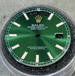 Rolex Quickset President Custom Green Lume Index Dial For Models 18038-118238 - Bild 1 von 4