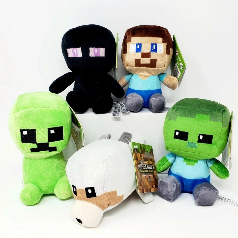 Jinx Minecraft Mini Crafter 4.5" Plush NWT - Series 1 - YOU CHOOSE! - Image 1 of 1