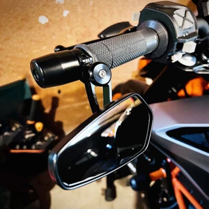Motorcycle 7/8" Handle Bar End Mirrors For 125 200 390 690 890 1290 Sportbike A+ - Picture 1 of 12