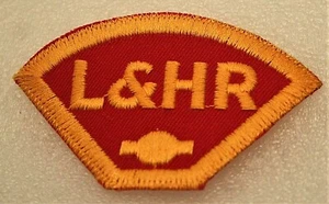 Parche de ruta de tren LH&R Lehigh Hudson River Railroad Company nuevo de lote antiguo década de 1970 - Imagen 1 de 3