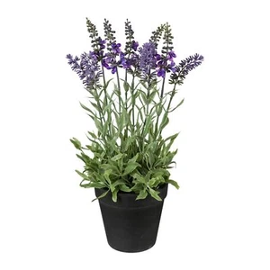 3er Set künstlicher Lavendel im Kunststofftopf ca 35 cm - Bild 1 von 1