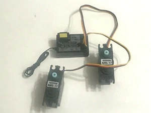 Pro Boat 2 Channel 27mhz AM Receiver PRB8023 W/ 2 Digital Servo AMS-17 / AMS-16  - Picture 1 of 11