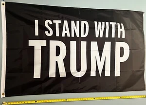 DONALD TRUMP FLAG FREE USA SHIP Stand With Trump America Desantis USA Sign 3x5' - Picture 1 of 1