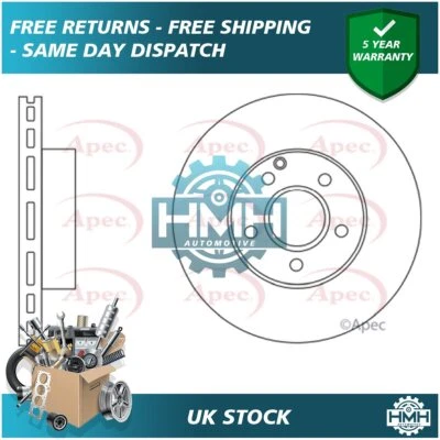Fits Mercedes C-Class 2007-2016 1.8 2.0 2.1 CDi Brake Disc Front Poppy 4211912 - Image 1 of 2