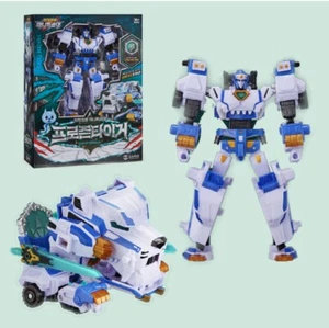 Minifuerza Dinoide Guerrero TIGRE CONGELADO Cabeza Blanca Transformador Robot Juguete (2025) - Imagen 1 de 10