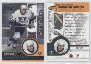 2003-04 Pacific Invincible Blue /350 Stanislav Chistov #1