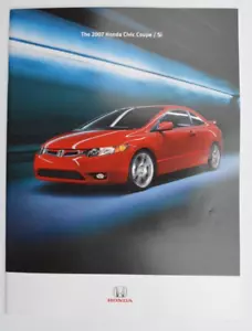 HONDA Civic Coupe / Si 2007 dealer brochure - English - Canada - Photo 1 sur 3