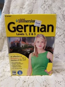 Instant Immersion German Levels 1, 2, & 3 PC/Mac CD-ROM - Picture 1 of 10