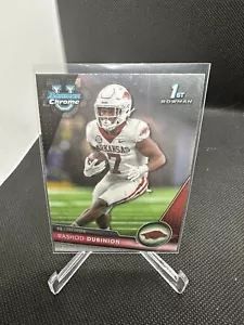 Rashod Dubinion *2023 Bowman U Cromo Fútbol* Base 1er Bowman RC #17-Arkansas - Imagen 1 de 2
