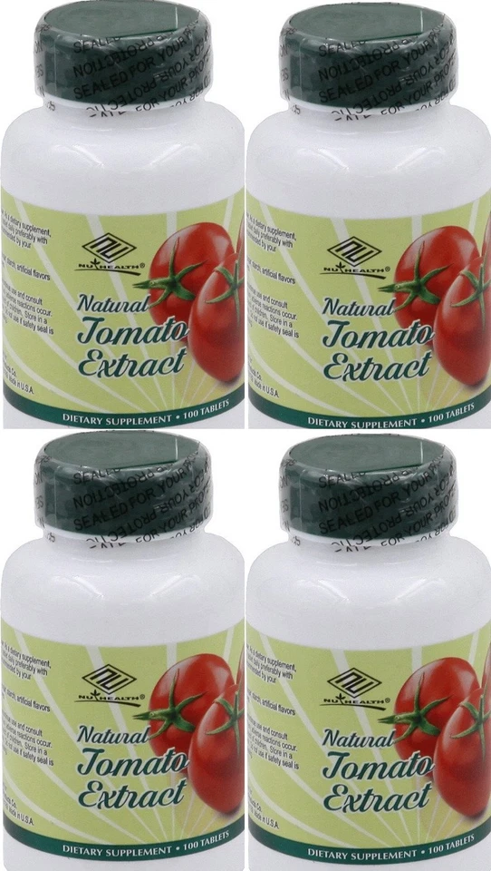 Natural Tomato Extract With Lycopene - 100 Tablets