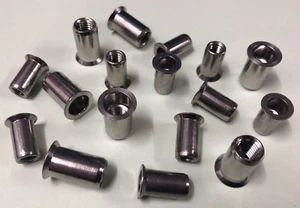 M6 & M8, Dado rivetto cieco controaffondato in acciaio inox. - Foto 1 di 2