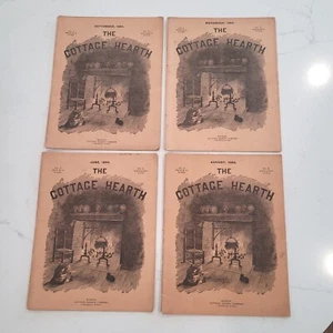 Antike Boston Cottage Hearth Zeitschriften 1985 Lot 4 Nr 6 8 9 11 - Bild 1 von 14
