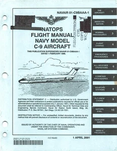 C-9B Skytrain II NATOPSS 2001 Flight Manual Pilot's Handbook - CD - Picture 1 of 16