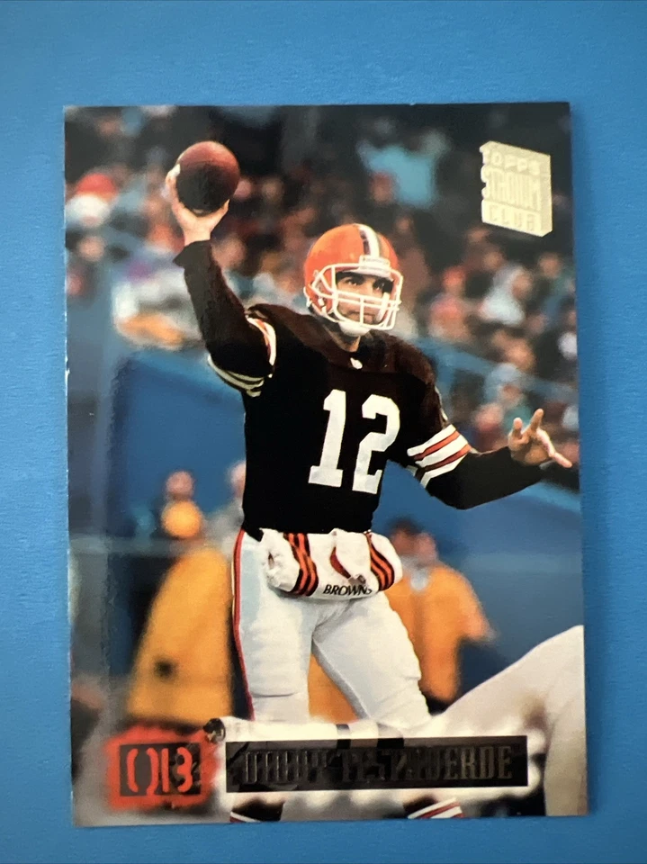 🔥 1994 Topps Stadium Club TSC Football Card 75 Vinny Testaverde QB Browns Miami - Image 1 of 2