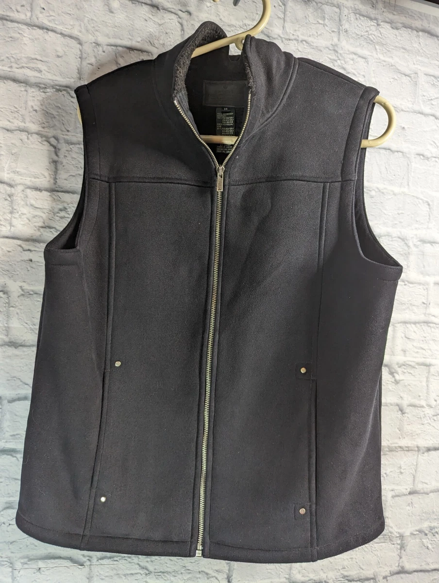 トップス RALPH LAUREN black label / leather vest Ralph Lauren Ralph Lauren Black Label Quilted Microfiber Riding