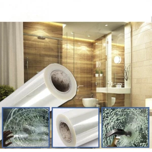 2mil&4mil Safety Clear Window Film PET Anti Shatter Glass Protection Film Roll - Picture 1 of 14