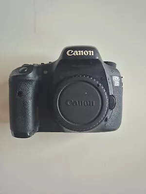Canon EOS 7D 18.0 MP Digital SLR Camera - Black (Body Only) - Used 87k Shutter - Image 1 of 4