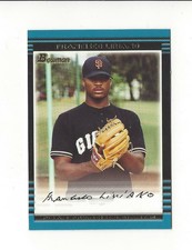 2002 Bowman #182 Francisco Liriano RC Rookie Giants Twins Tigers