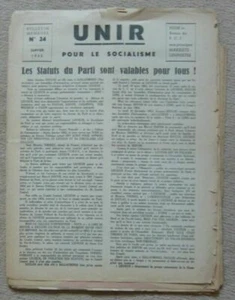 UNIR for Socialism - For the Return of the P.C.F. aux principles - Picture 1 of 1