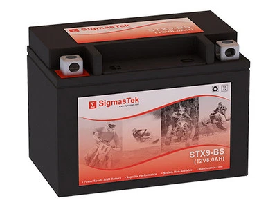 YTX9-BS Battery - Maintenance Free Yuasa Battery - Replacement by SigmasTek Foto 1 de 3