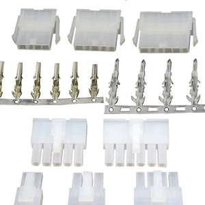 4.2mm Electrical Plug Connector Crimp Terminal 2 - 6P Way Soucket Single Row PCB - Picture 1 of 13