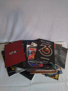 Mixed Lot Of  65 + Vtg  PC Game Instruction User  Insert Manuals  - Picture 1 of 11