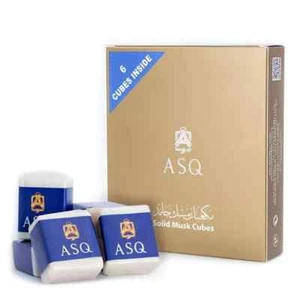 مكعبات المسك الأبيض 6 قطع عبدالصمد القرشي عطور عربية White Musk Cubes frag - Picture 1 of 1