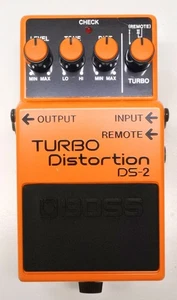 BOSS DS-2 TURBO Distortion Guitar Effects Pedal MIJ 1989 #229 DHL Express or EMS - Picture 1 of 13