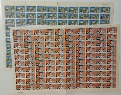 CYPRUS 1963 RED CROSS ISSUE SET MNH STAMPS IN COMPLETE SHEETS OF 100 - Image 1 of 3