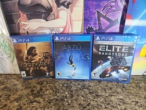 PS4 Spielepaket: Abzu Conan Exiles und Elite Dangerous  - Bild 1 von 2