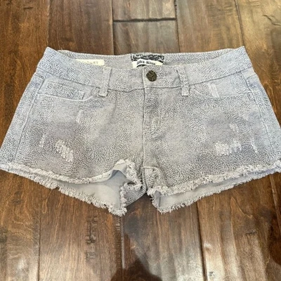 Vintage Y2K Micro Mini Spotted Shorts Hot Kiss Cici Style size 9 Festival - Image 1 of 4