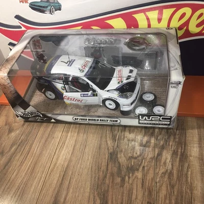 Hot wheels Racing Ford Focus Markko Martin 2004 WRC FIA WORLD RALLY 1:18 NIB - Image 1 of 4