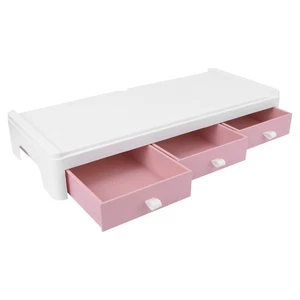 1Pc Home Computer Display Elevated Shelf Desktop Keyboard Storage Container - Afbeelding 1 van 12