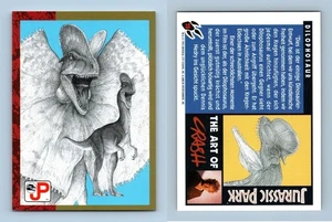 Dilophosaur #78 Jurassic Park 1993 Topps German Trading Card - Picture 1 of 1