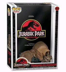 Funko Pop Movie Poster Jurassic Park #03 Vinyl Figur im Acryl Case NEU - Bild 1 von 8