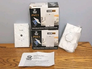 2 NEW Pyle PVC1 - Wall Mount Rotary Volume Control Knobs - 100w Peak Power - Picture 1 of 11