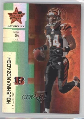 2007 Leaf Rookies & Stars Longevity Emerald /49 TJ Houshmandzadeh #70 - Image 1 of 2