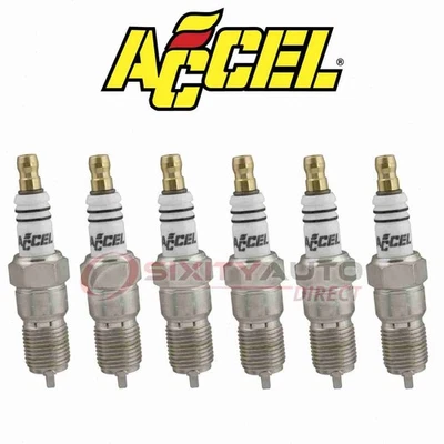 6 pc ACCEL Spark Plug for 1997-1998 Chevrolet Blazer - Ignition Secondary  ea Foto 1 de 4