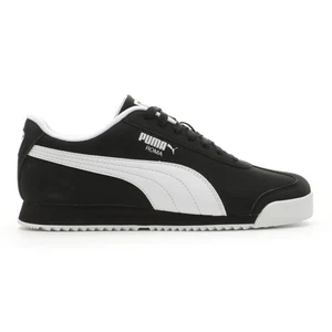 Puma Roma 24 Reversed 40067102 Mens Black Leather Lifestyle Sneakers Shoes - Picture 1 of 6